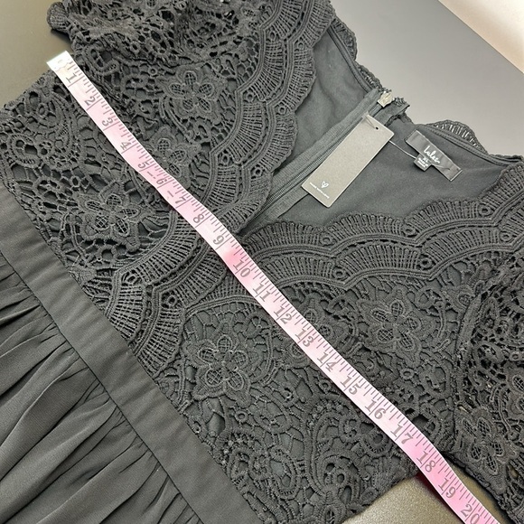 Lulu's “Angel in Disguise” Black Lace Mini Dress - Picture 10 of 14